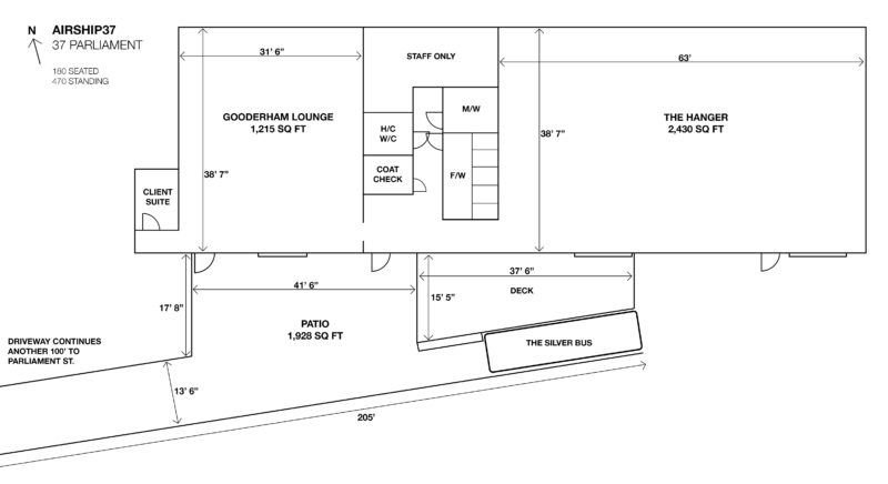 Airship37 Horizontal Floor Plan
